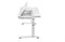 Комплект парта Iris Grey + кресло кресло Agosto Grey 250981