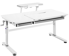 Парта Iris Grey Cubby с полкой для книг 223230