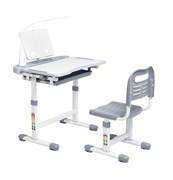 Комплект парта + стул трансформеры Vanda Grey Cubby (c лампой и подставкой) 222012