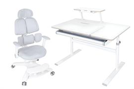 Комплект Cubby Tulipa Grey + кресло FunDesk Estate Grey II 251140