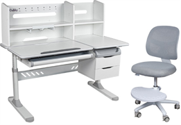 Парта Ortensia II Grey Cubby + Детское эргономичное кресло Cybby Marte 223017