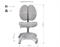 Комплект парта Fiore II Grey + кресло Solerte Grey + накладка на парту в подарок! 223135 - фото 10235