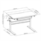 Парта-трансформер для школьника Fundesk Colore Grey new 250608 - фото 11347