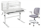 Комплект парта Volare II Grey + кресло LST9 Grey 250895 - фото 12984