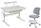Комплект парта Colore Grey (new) + полка SS16 Grey + кресло Marte Grey 250886 - фото 13259