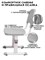 Комплект парта + стул трансформеры Olea GREY Cubby 222042