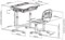 Комплект парта + стул трансформеры Bellissima Grey FUNDESK 222811 - фото 8888