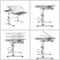 Комплект парта + стул трансформеры Cubby DISA 515848 - фото 9158