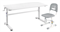 Комплект парта Imparare Grey + стул SST3D Grey 250853 - фото 9903