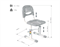 Комплект парта Imparare Grey + стул SST3D Grey 250853 - фото 9904
